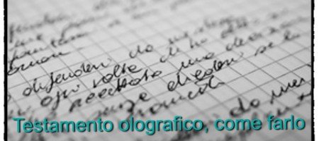 Testamento Olografico